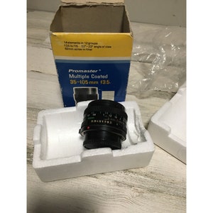 Promaster Multiple Coated 36-105mm f3.5 compact variable-focusing automatic macro zoom lens