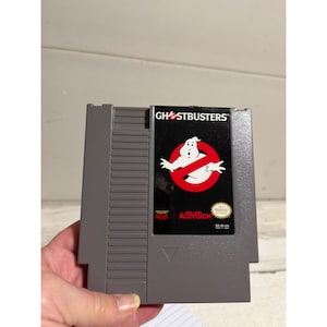Ghostbusters NES game cartridge circa 1985