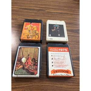 Country music 8-track tapes