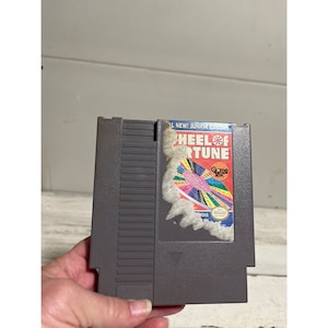 Wheel of Fortune NES game cartridge circa 1985