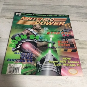 Nintendo Power magazine volume 96 May 1997 N64 news! FIFA Soccer 64. Vintage