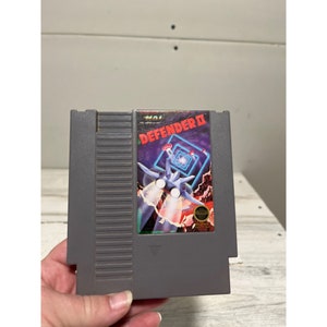 Defender II NES game cartridge circa 1987