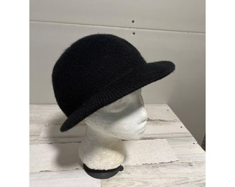 Amalgamated Clothing Textiles union made vintage woman’s black bucket hat