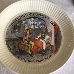 Wedgwood vintage NOS childrens 1971 first edition collectors plate “The Sandman”