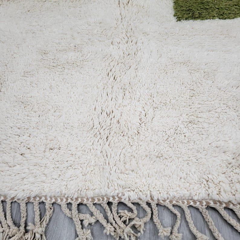 Handmade Beni Ourain Rug 6x9 Feet Area Rug Boho/modern/traditional Home