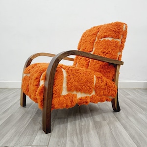 Retro Chic Armchair Embrace Mid-Century Modern Style - Mid century armchair - Retro lounge chair - modern chair - relax vintage style chair
