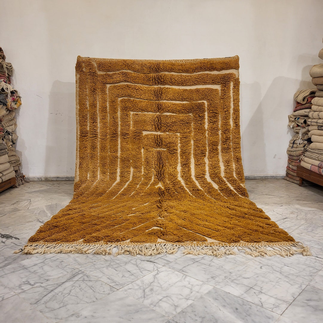 Custom Beni Ourain Rug Handmade Rug Boho Rug Design Berber Moroccan Rug ...