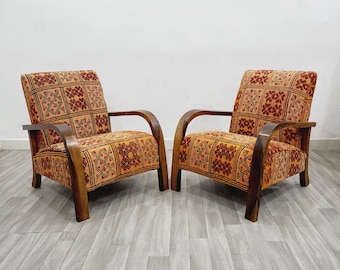 pair of century accent chair - mid centrury lounge armchair - retro lounge chair - relax vintage style chair - living room furniture