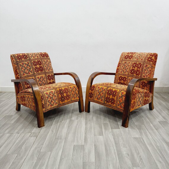 Pair of Century Accent Chair Mid Centrury Lounge Armchair Retro
