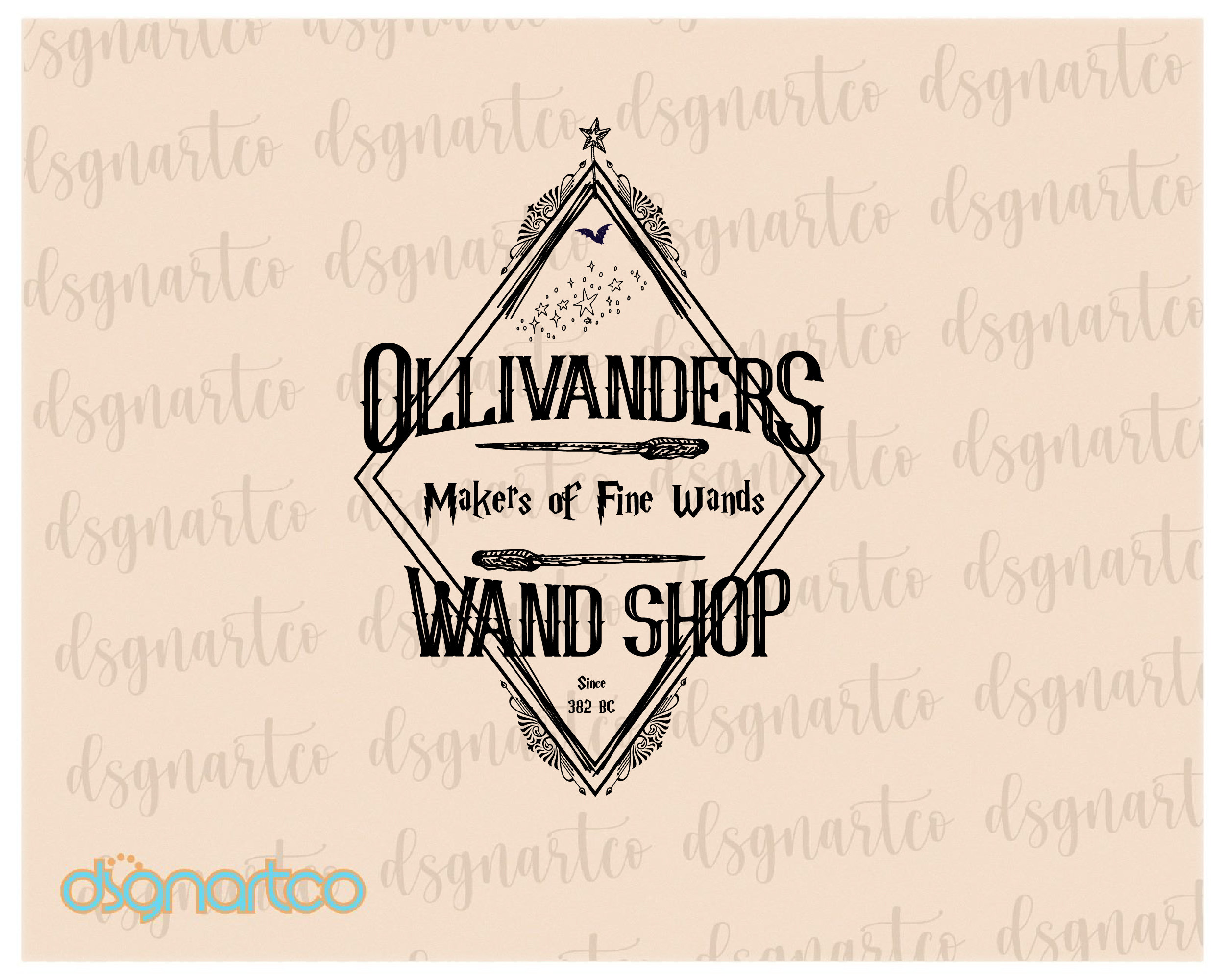 Ollivanders Wand Shop Magic Wizard Svg School Svg Files Svg Etsy