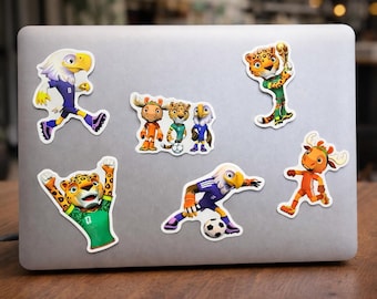50 pcs Coupe du Monde 2026 Etats-Unis Mexique Canada Mascottes Autocollants Graffiti