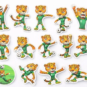 50 adesivi graffiti mascotte USA Messico Canada Coppa del Mondo 2026 immagine 5