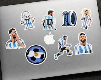 50 autocollants de graffiti de joueur de football Lionel Messi, superstar de la coupe du monde, style A