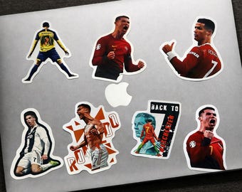 50 autocollants Ronaldo, superstar du football célèbre de la Coupe du monde, style A