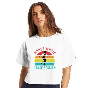 Women&#39;s Cropped Heritage Crewneck T-Shirt | Champion T453W