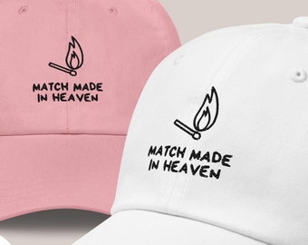 Gift for Boyfriend Anniversary Matching Hats Aesthetic Dad Hat Trendy Funny for Couple Matching Baseball Cap for Him Cute Quote for Couples
