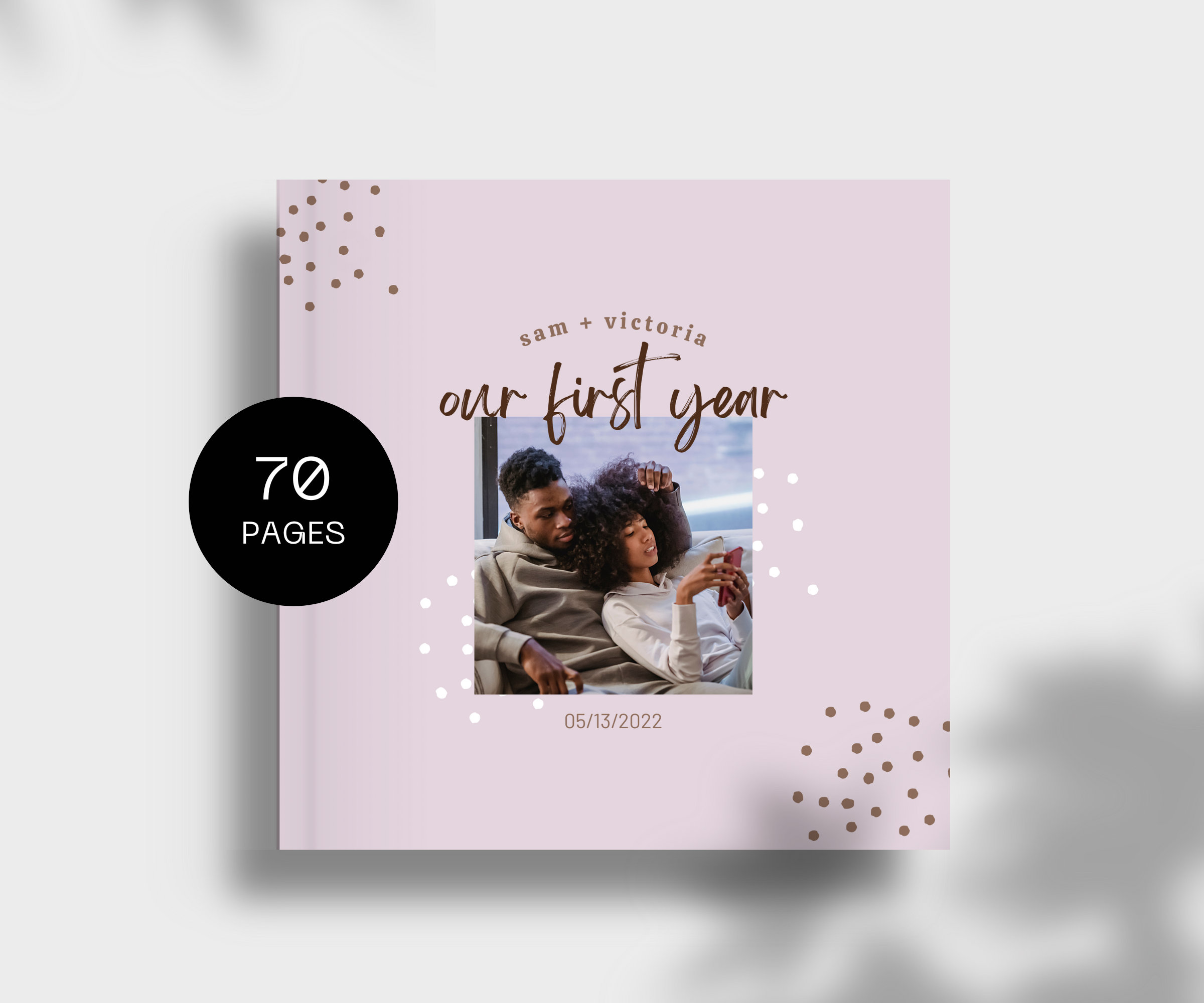 Gift for Boyfriend Anniversary Our First Year Photo Album Couple
