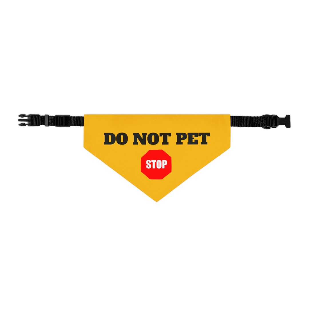 Stop Do Not Pet Bandana, Do Not Pet Bandana, Do Not Pet, Stop, Dog Bandana, Do Not Pet, Nervous