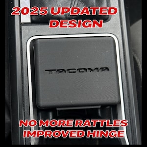 Toyota Tacoma Coin Box/Bin - Upgraded V2 for Toyota Tacoma (2016 - 2023) Custom Fit Interior Accessory Cubby Bin Add On for Toyota Tacoma