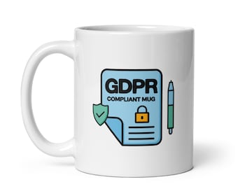 GDPR Compliance Coffee Mug Holiday gift for the Office Gossip Marketing Agency Data Protection Authorities Office Award