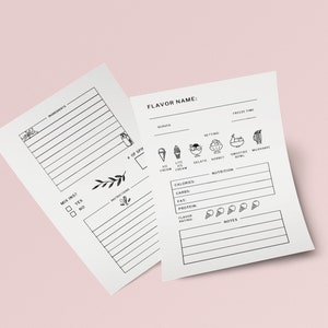 My Ninja Creami Recipe Journal Fillable PDF Download