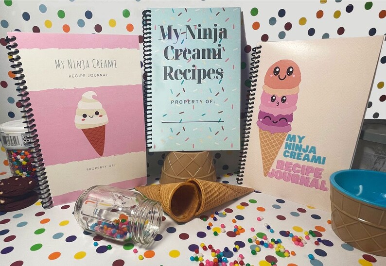 My Ninja Creami Recipe Book Ice Cream Cookbook Ninja Creami Gifts Etsy