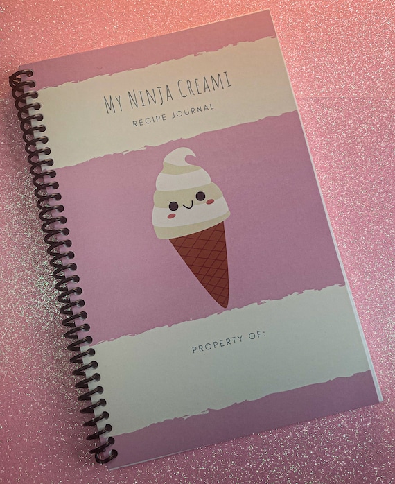 My Ninja Creami Recipe Book Ice Cream Cookbook Ninja Creami Gifts