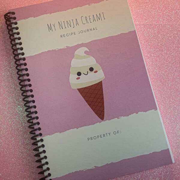 My Ninja Creami Recipe Book | Ice Cream Cookbook | Ninja Creami Gifts