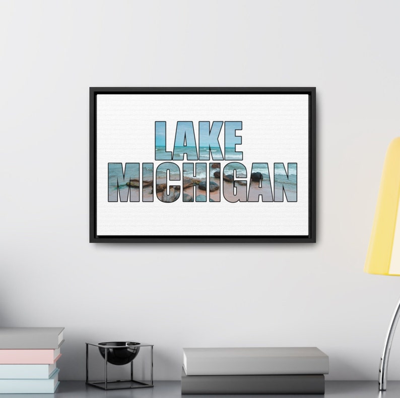 Lake Michigan Origianal Photo Gallery Canvas Wraps, Horizontal Frame, 3