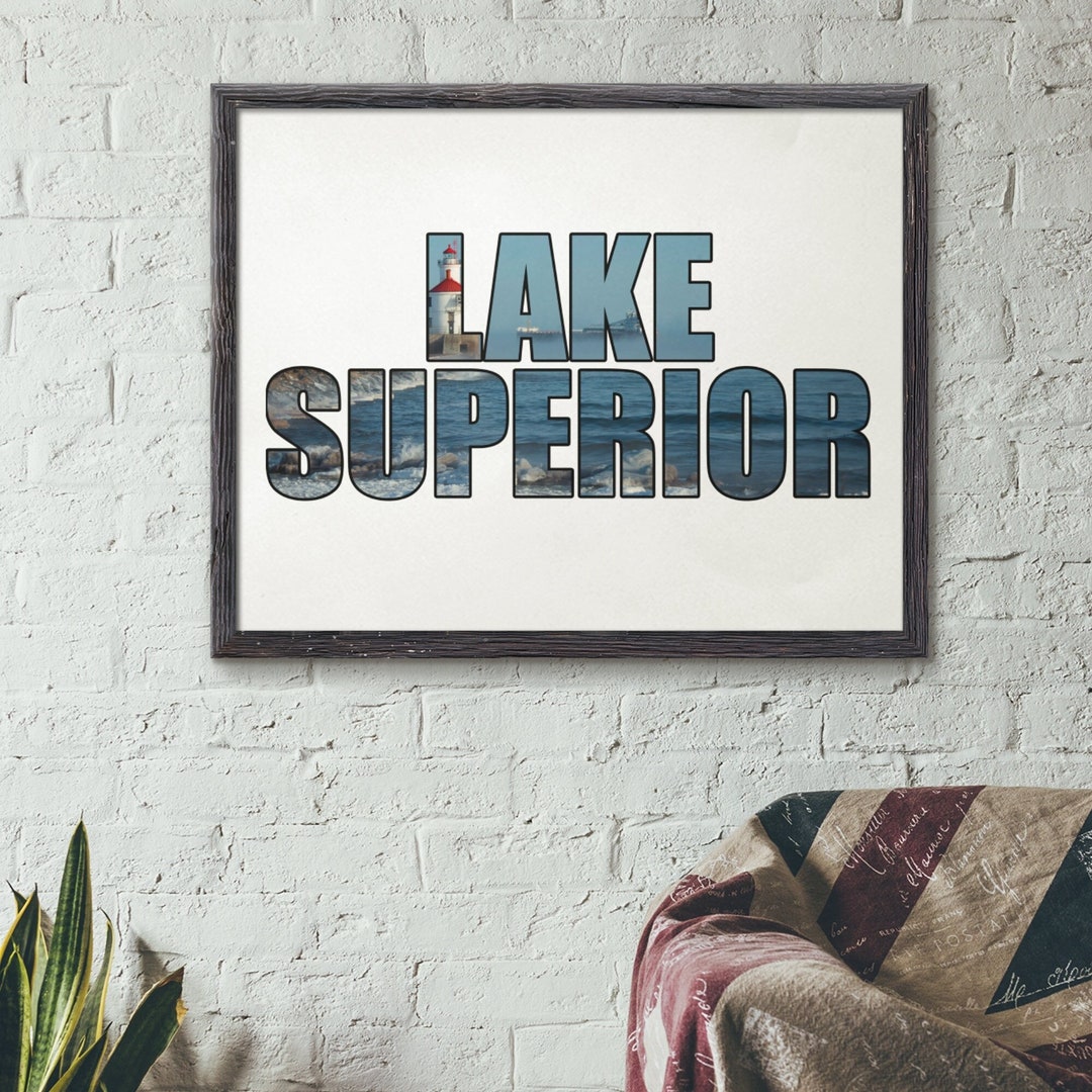 Lake Superior Origianal Photo Gallery Canvas Wraps, Horizontal Frame, 3