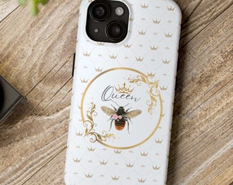 Queen Bee Tough Phone Case, Cell Phone Cases, Queen Bee, Bee Gifts for Women, Bee Phone Case, Bumble Bee, Honey Bee, Best Friend Gift