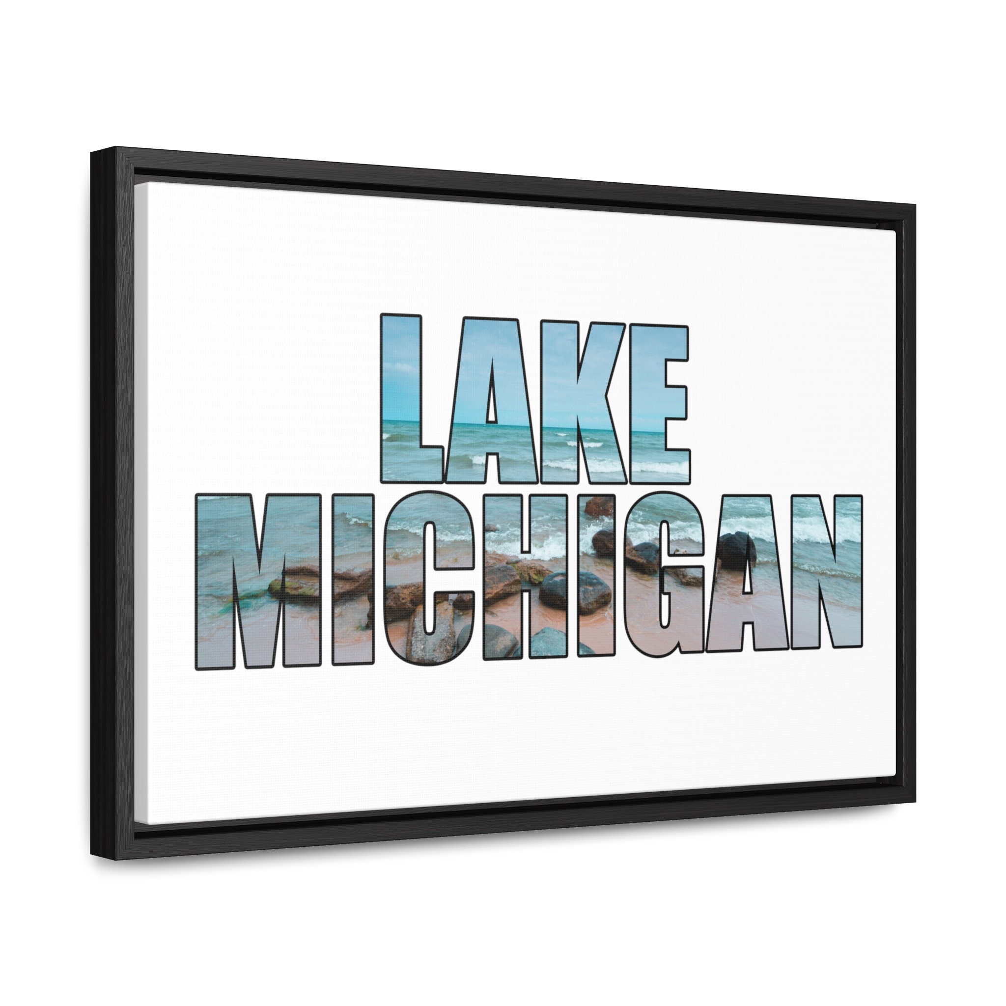 Lake Michigan Origianal Photo Gallery Canvas Wraps, Horizontal Frame, 3
