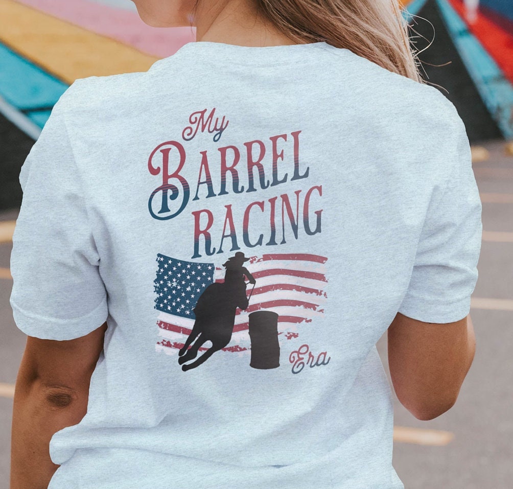 Barrel Racing Era Unisex Jersey Short Sleeve Tee, Sizes S-3XL Barrel ...