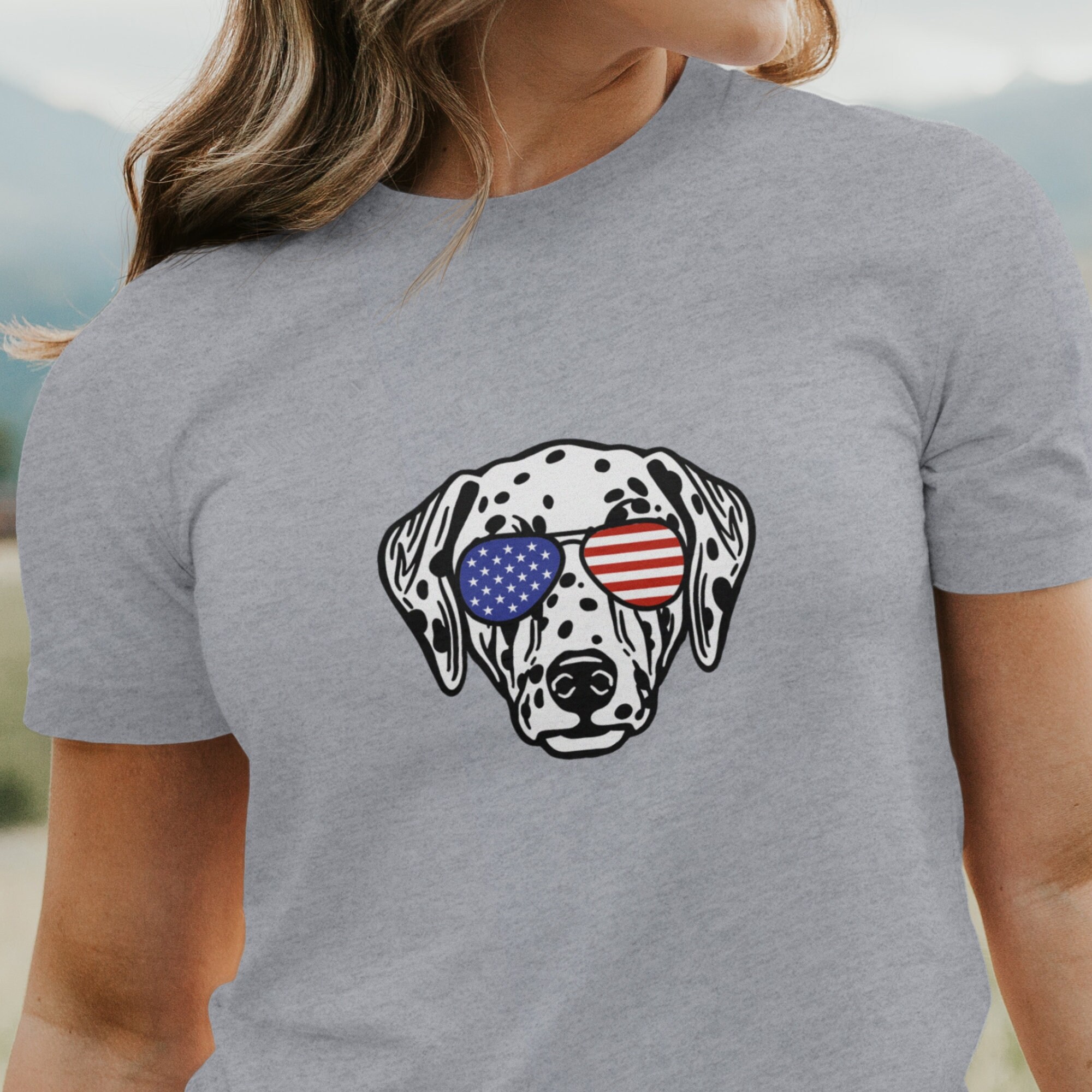 LAPIN HOUSE - Dog Tooth Short Sleeve Dalmatian - Grey main image 1