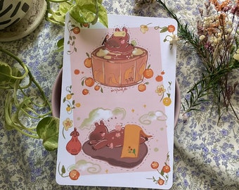 Cute animal original artist prints