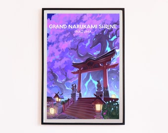 Grand Narukami Shrine Travel Poster