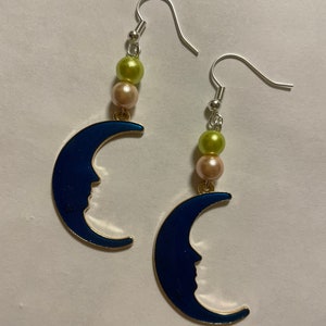 Moon Dangle Earrings