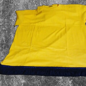 Yellow T-shirt w/Fringes, Fringes, Yellow Tee,