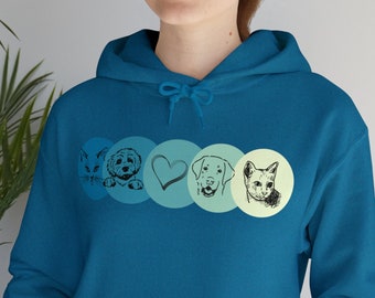 Unisex Heavy Blend™ Hooded Sweatshirt. Dog Mom, Cat Mom, Dog Owner, Cat Lover, Gift idea for Cat Mom.