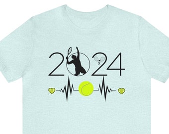 Unisex Jersey Short Sleeve Tee. Tennis Lover, Tennis T Shirt, Unisex Gift Idea for Tennis Fan.