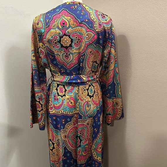 Saybury Vintage Colorful Belted Robe - image 10
