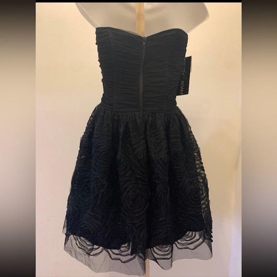 betsy and adam black tulle dress Long Formal Dress a27256 by Betsy and Adam main image 0