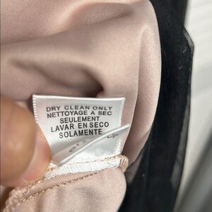 Vintage BCBG Maxazria Strapless Midi Black Lace Overlay cocktail Y2K dress 6 image 15