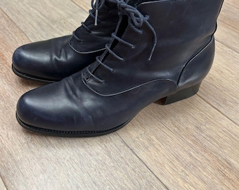Stephane Kelian Edwardian Victorian Army style Lace-Up Ankle Boots sz 4 US 6