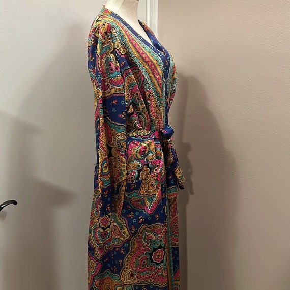 Saybury Vintage Colorful Belted Robe - image 8