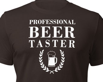 Professional Beer Taster (St. Patty's Edition) Unisex T-Shirt | Crew Neck | Graphic Tee | Shamrock | St. Patty's | St. Patrick's | Beer
