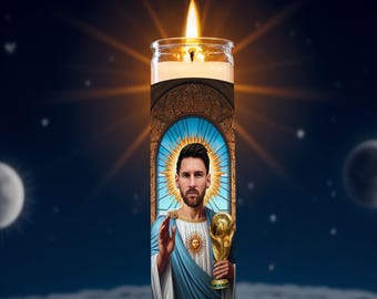 Saint Messi Celebrity Prayer Candle