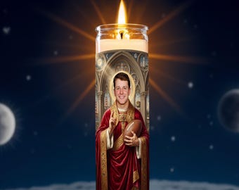 Saint Brock Purdy Celebrity Prayer Candle