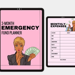 Digital Savings Planner Tracker, Finance Planner, Expenses Tracker, Monthly Bills, Budget, Budgeting Planner, Money, Savings, Minimalistic