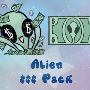 ALIEN EMOTE PACK (2) | Twitch Emotes | Discord Emote | Sub Emotes